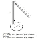 Z-Bar Solo LED Desk Lamp