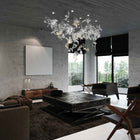 Dancing Leaves Oval Chandelier