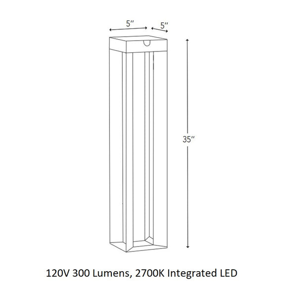 Faro Solar Outdoor Pathway Light