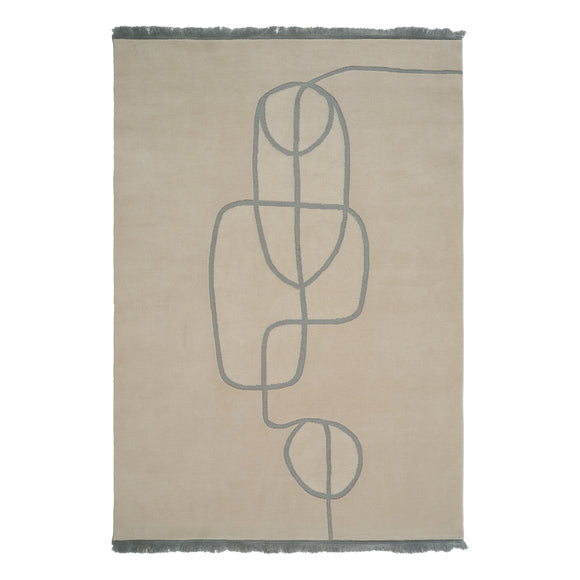 Lineal Flow Wall Rug