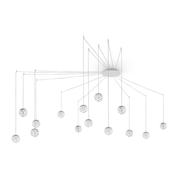 Kelly Cluster Sphere Multipoint Pendant Light