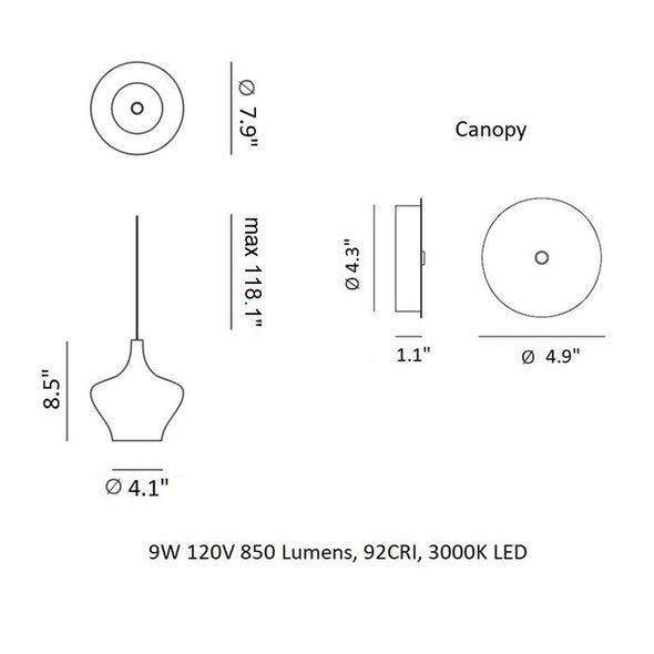 Nostalgia Medium Pendant Light