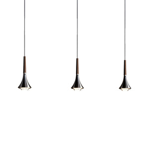 Rain Multi-Light Linear Track Pendant Light