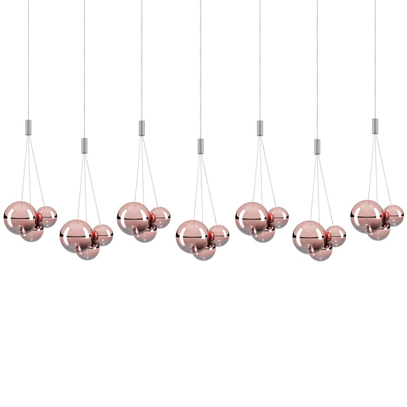 Random 7-Light Linear Pendant Light