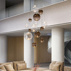 Random Solo Multi-Light Round Chandelier