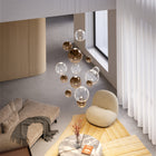 Random Solo Multi-Light Round Chandelier