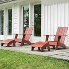 Adirondack Chair with Ottoman Bundle