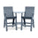 Lollygagger Hi-Rise Chairs with Curved Attached Table