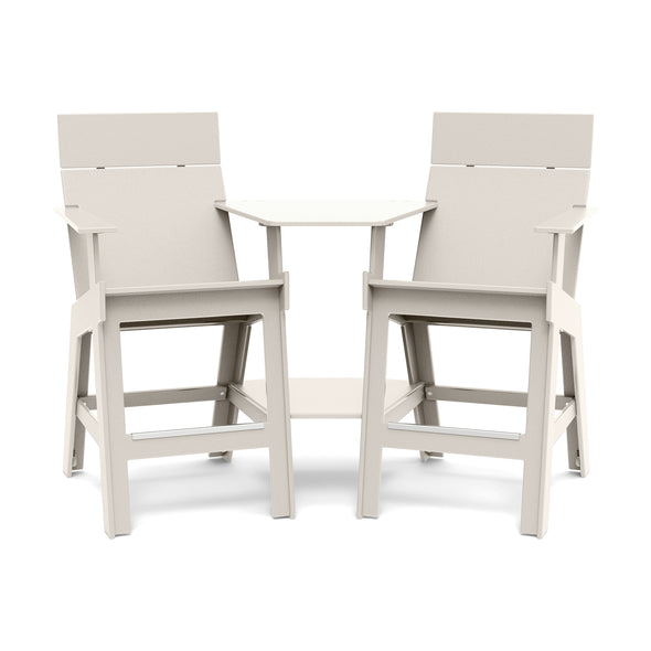 Lollygagger Hi-Rise Chairs with Curved Attached Table