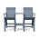 Lollygagger Hi-Rise Chairs with Attached Table