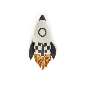 Rocket Knitted Cushion