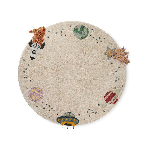 Washable Interstellar Journey Rug