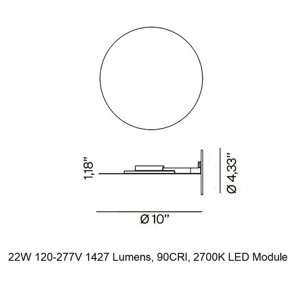 Millimetro LED Wall Sconce