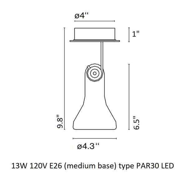 Atlas Semi Flush Mount