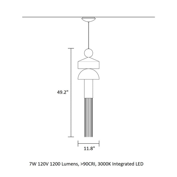 Nappe XL1 LED Pendant Light