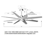 Ariella Outdoor Ceiling Fan With Light