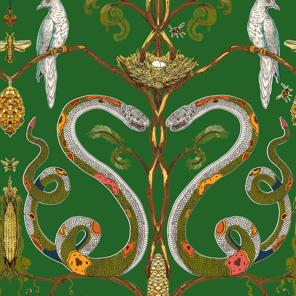 Snake Party 2.0 Wallpaper Sample Swatch