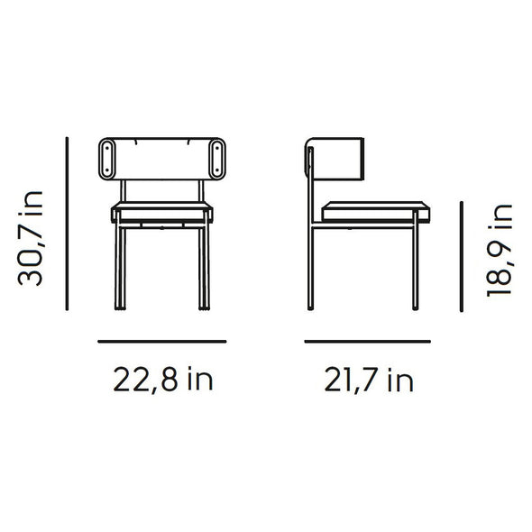 Amelie P M TS Dining Armchair