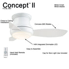 Concept II LED Ceiling Fan