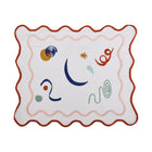 Celestial Embroidered Linen Placemat (Set of 4)