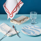 Colorblock Embroidered Linen Napkin (Set of 4)