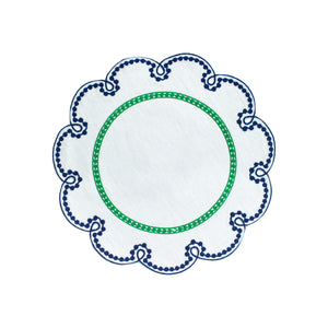 Fête Embroidered Linen Placemat (Set of 4)