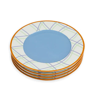 Grid Dinner Plate (Set of 4)