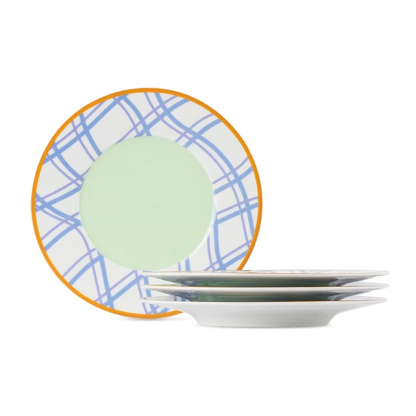 Grid Salad Plate (Set of 4)