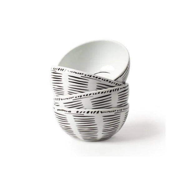 Line Drawing Cereal Bowl (Set of 4)