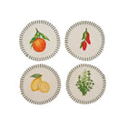 Still Life Embroidered Linen Coaster (Set of 4)