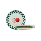 Still Life Hand-Painted Dinner Plate (Set of 4)