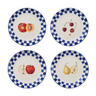 Still Life Hand-Painted Dinner Plate (Set of 4)