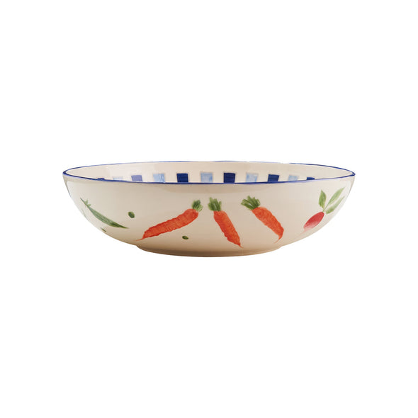 Still Life Hand-Painted Serving Bowl