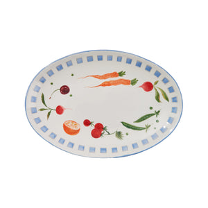 Still Life Hand-Painted Serving Platter