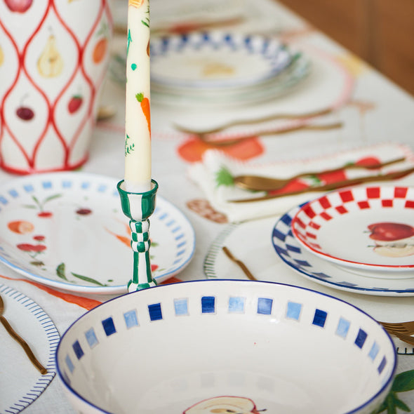 Still Life Hand-Painted Serving Platter