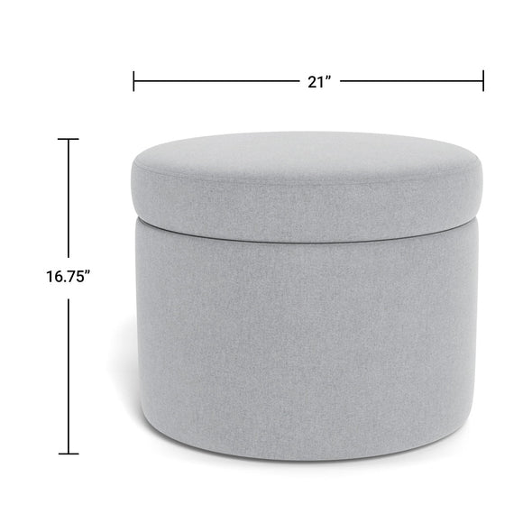 Round Storage Ottoman