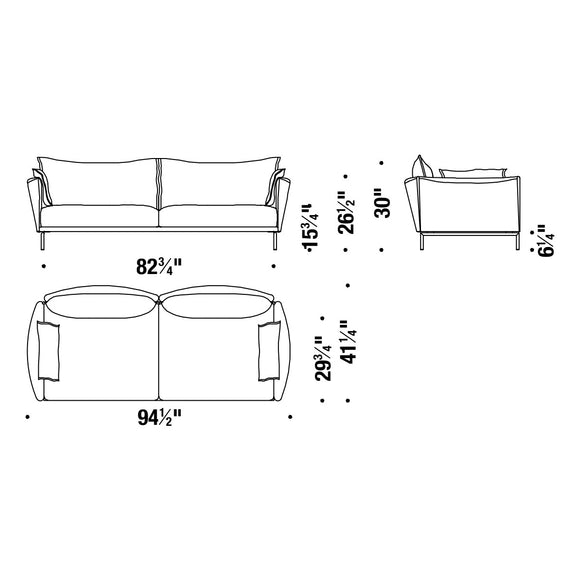 Gentry 2-Seater Sofa