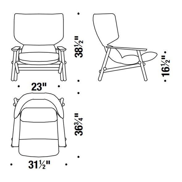 Lilo Wing Armchair