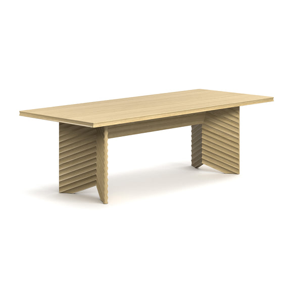 Rows Diagonal Dining Table