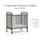 Abigail 3-in-1 Convertible Mini Crib