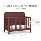 Brimsley Tambour 4-in-1 Convertible Crib