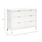 Brimsley Tambour 6-Drawer Dresser