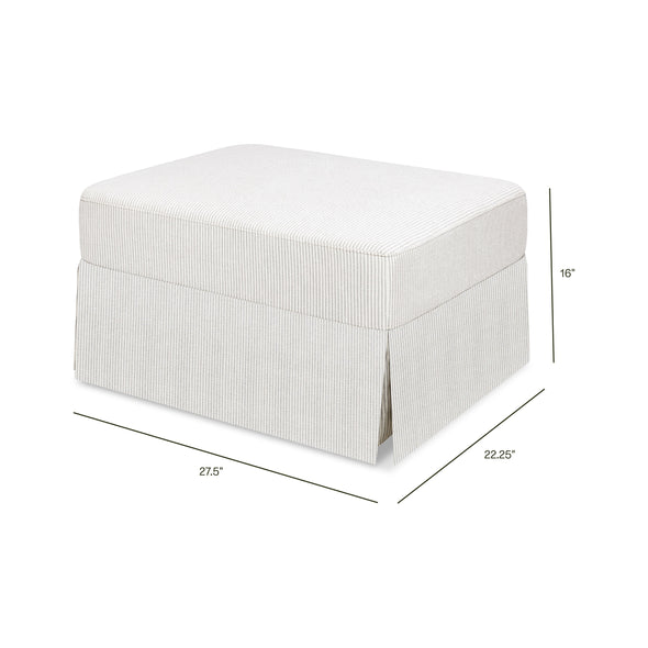 Crawford Gliding Ottoman