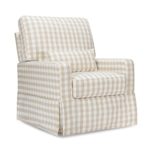 Crawford Pillowback Chair and a Half Comfort Swivel Glider