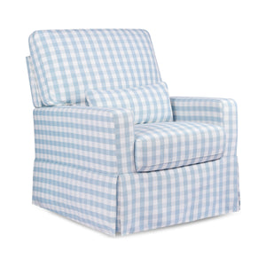 Crawford Pillowback Comfort Swivel Glider