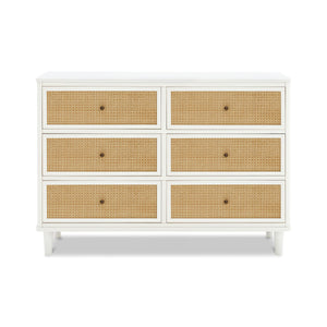 Marin with Cane 6 Drawer Dresser