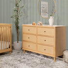 Marin with Cane 6 Drawer Dresser