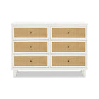 Marin with Cane 6 Drawer Dresser