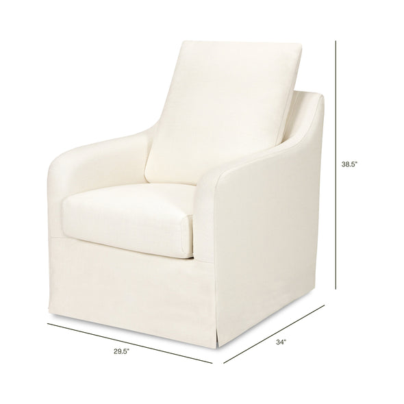 Reese Slipcover Swivel Glider