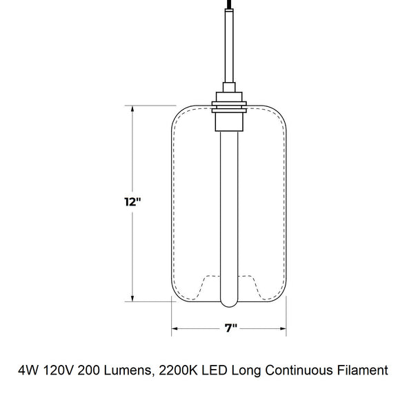 Pod LED Pendant Light